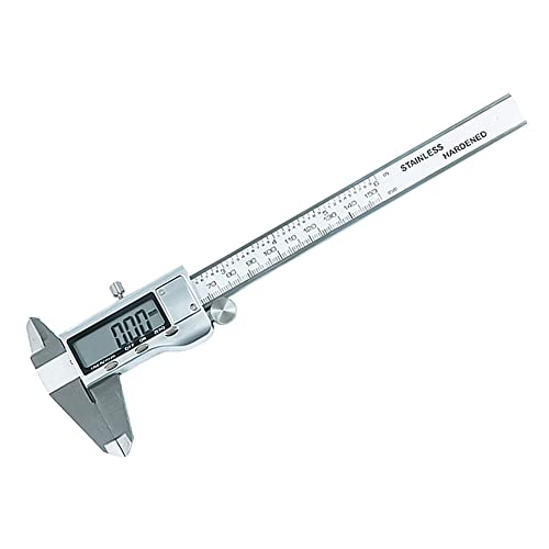 Walmeck Elektronischer Digitaler Vernier -Bremssattel, Edelstahl -Messwerkzeug 150 Mm Metrik mit LCD -Display, Tragbar Walmeck Elektronischer Digitaler Vernier -Bremssattel, Edelstahl -Messwerkzeug 150 Mm Metrik mit LCD -Display, Tragbar von Walmeck