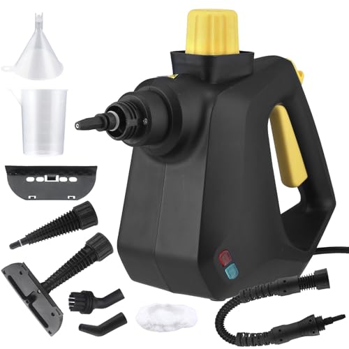 Walmeck Handheld Tragbarer Dampfreiniger Deep Putzung für Zuhause 1000W 115 ℃ Schnellheizung Multis Hurface Dampfer Sicherheitsschloss (EU -Stecker 220 V) von Walmeck