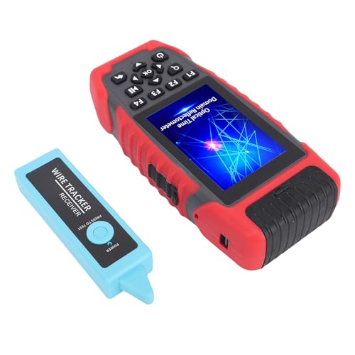 Walmeck OTDR OPTICAL FIBER TESTER 1310 1550 NM 24 DB 22 DB SM 3,5 Zoll LCD -Touchsbildschirm Faser -Netzwerk -TESTER Tragbar Rot von Walmeck