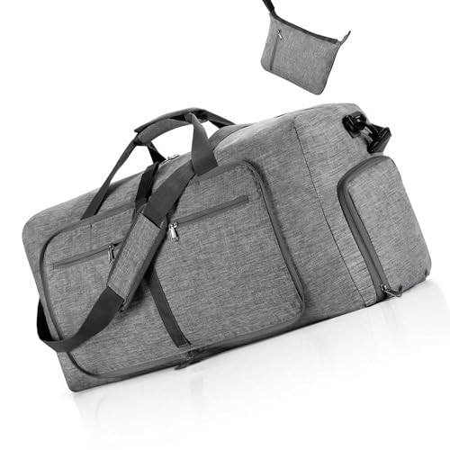 Walmeck Schuhfach Im Fitnessstücken Schuhfach mit Gepäckstack Tasche für Männer und Frauen Erweiterbar (Grau) von Walmeck