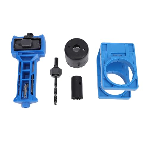 Walmeck Türverriegelungsverriegelungs-Installations-Kit Mortiser-Werkzeug für 1-3/8in 1-3/4in Dicke Türen Blau von Walmeck