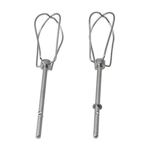 Walmine W10490648 Silberne Metall-Handmixer Turbo Schlägel Ersatz für KHM-Serie, ersetzt KHM2B, AP5644233, W10240913, PS4082859 (2 Stück) von Walmine