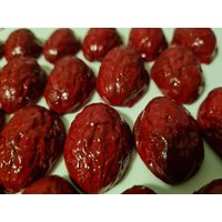 Dunkelrote Walnusshälften Walnuss Schalen Herbst Gesteck Winter Weihnachten Dekoration Basteln Geschenkedeko Diy von WalnussBastelstube