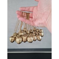 Kleine Xs Ganze Goldene Walnüsse Mit Goldenem Faden Weihnachtsbaum Weihnachtsschmuck Winter Weihnachten Dekoration Basteln Geschenke von WalnussBastelstube