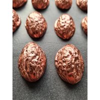 Kupferne Bronzene Walnusshälften Walnuss Schalen Herbst Gesteck Winter Weihnachten Dekoration Basteln Geschenkedeko Diy von WalnussBastelstube