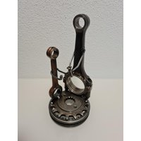Vater Und Sohn Werkstatt Mit Schraube Mutter Metall Metallkunst Handgemachte Kunst von WalnussBastelstube
