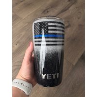 Alles Glitter Dünne Blaue Linie Alles Glitter Dünne Blaue Linie von WalnutAcresCreations