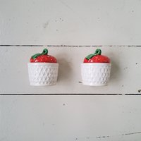 Erdbeermarmelade Pot Vintage Keramik Marmeladenglas Erdbeermarmelade Pot Vintage Keramik Marmeladenglas von WalnutHillVintage