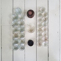 Glas Möbel Untersetzer Vintage Bodenschoner Glas Möbel Untersetzer Vintage Bodenschoner von WalnutHillVintage