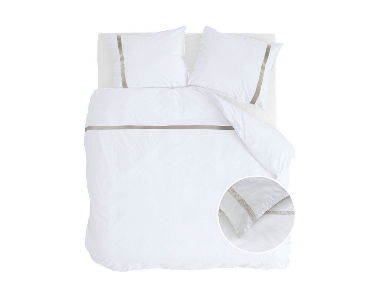 Bettwäsche Bettwäsche Timeless Chic Weiß - 200x220 cm, Walra, Weiß 100% Baumwolle (BCI) Bettbezüge von Walra