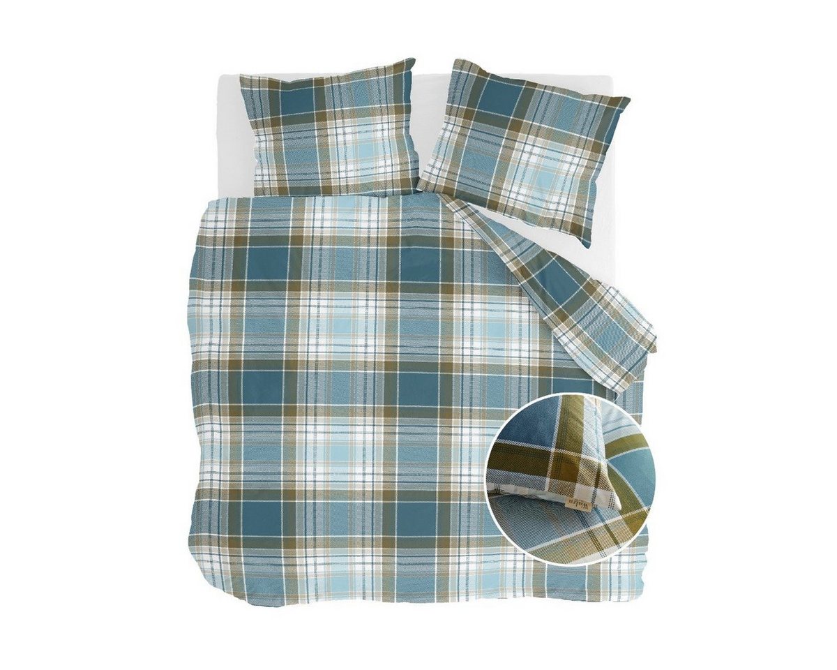 Bettwäsche Bettwäsche Scottish Pleasure Benzin - 200x220 cm, Walra, Benzin 100% Baumwolle (BCI) Bettbezüge von Walra