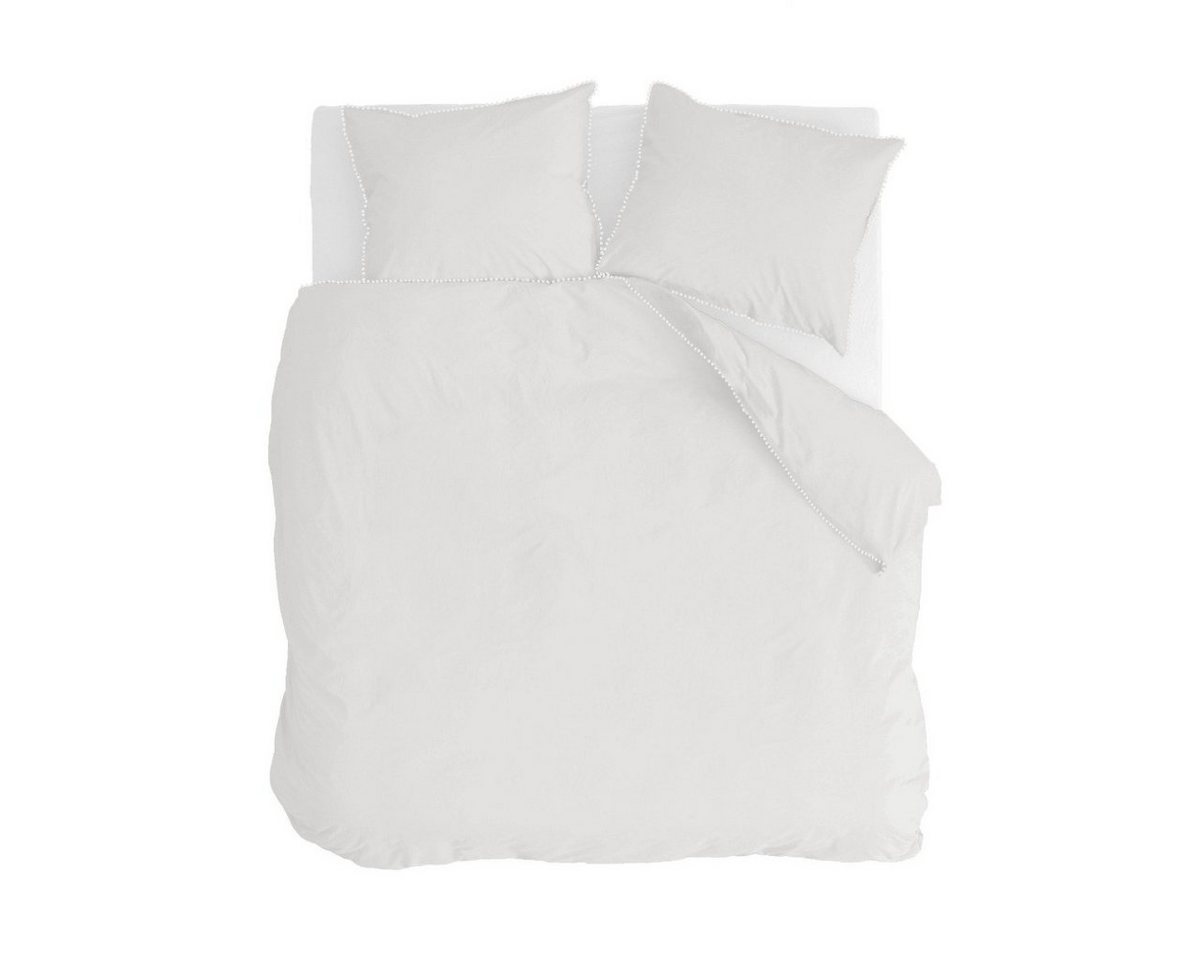 Bettwäsche Bettwäsche Pretty Pom Pom Natürlich - 200x220 cm, Walra, Natürlich 100% Baumwolle (BCI) Bettbezüge von Walra