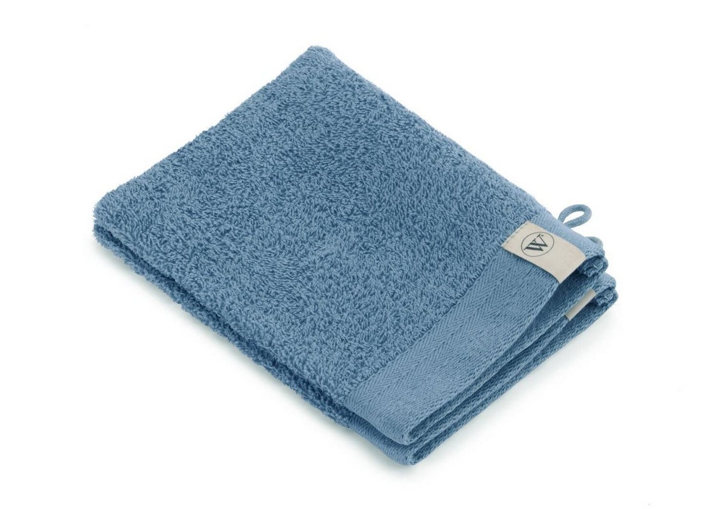 Walra Handtuch Waschhandschuh Soft Cotton Benzin - 2x 16x21 cm, Baumwolle (1-St) von Walra