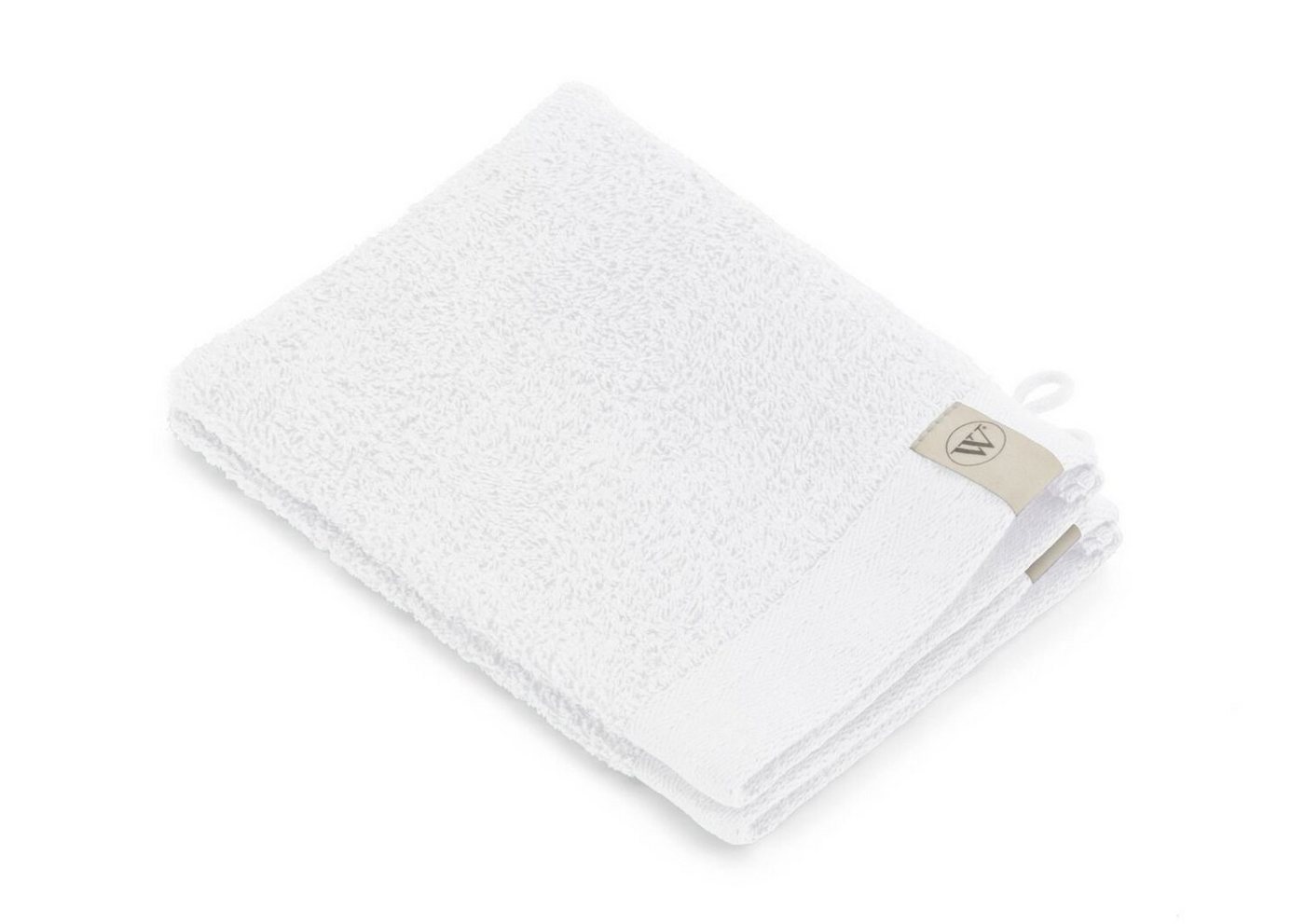 Walra Handtuch Waschhandschuh Soft Cotton Weiß - 2x 16x21 cm, Baumwolle (1-St) von Walra