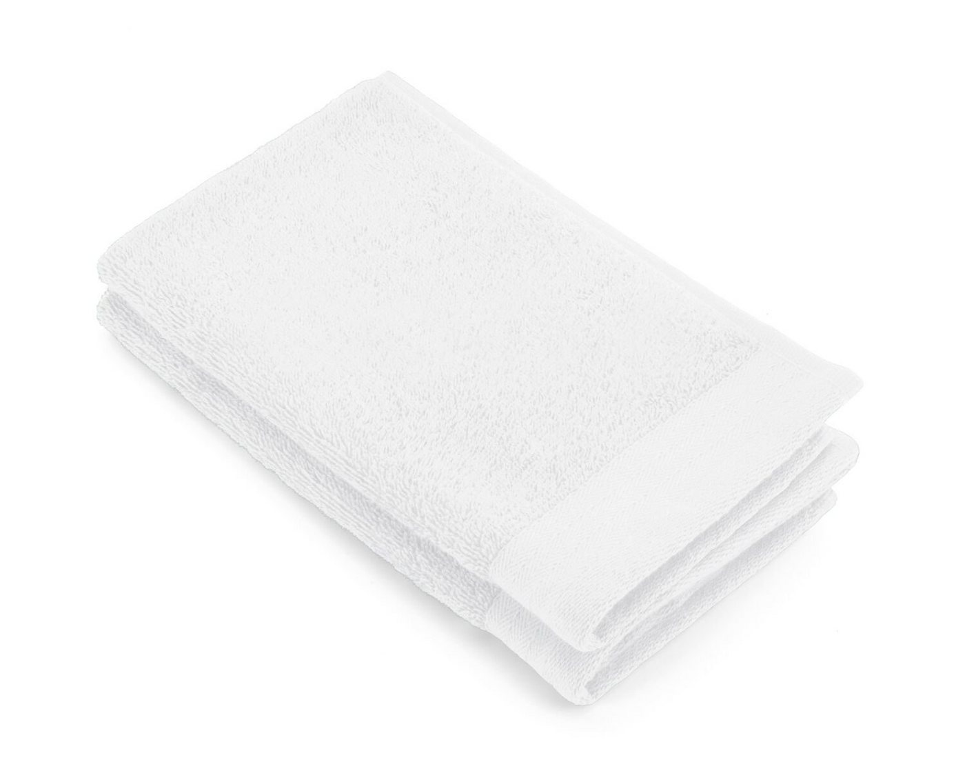 Walra Handtuch Gästetuch Soft Cotton Weiß - 2x 30x50 cm, Baumwolle (1-St) von Walra