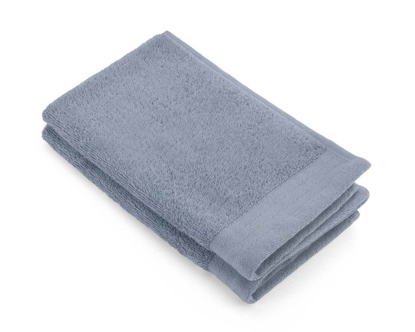 Walra Handtuch Gästetuch Soft Cotton Blau - 2x 30x50 cm, Baumwolle (1-St) von Walra