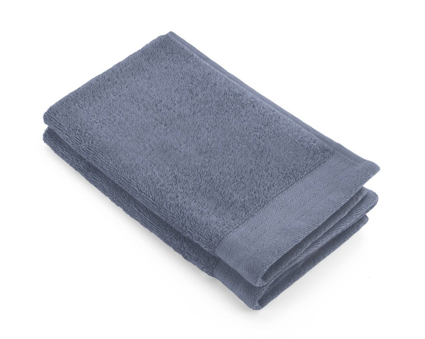 Walra Handtuch Gästetuch Soft Cotton Indigo - 2x 30x50 cm, Baumwolle (1-St) von Walra