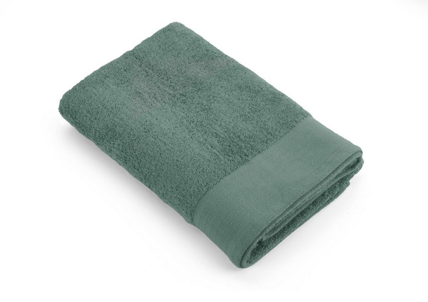Walra Handtuch Duschtuch Soft Cotton Armeegrün - 70x140 cm, Baumwolle (1-St) von Walra