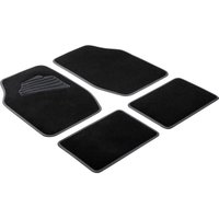 Universal Fußmatten Matrix Komplett-Set schwarz grau Fußmattenset - Walser von Walser