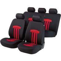 Walser - Autositzbezug zipp-it Basic Kent, PKW-Schonbezüge Komplettset mit Reißverschluss-System schwarz/rot Walser - Autositzbezug zipp-it Basic Kent, PKW-Schonbezüge Komplettset mit Reißverschluss-System schwarz/rot von Walser