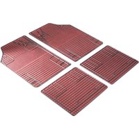 Gummimatte New Style 4 tlg. schwarz-rot von Walser