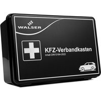 Kfz Verbandskasten schwarz nach din 13164:2022, Auto-Verbandskasten, Erste Hilfe Koffer schwarz von Walser