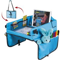 Kinder-Reisespieltisch-Auto mit Tablethalterung blau Kinder-Reisespieltisch-Auto mit Tablethalterung blau von Walser