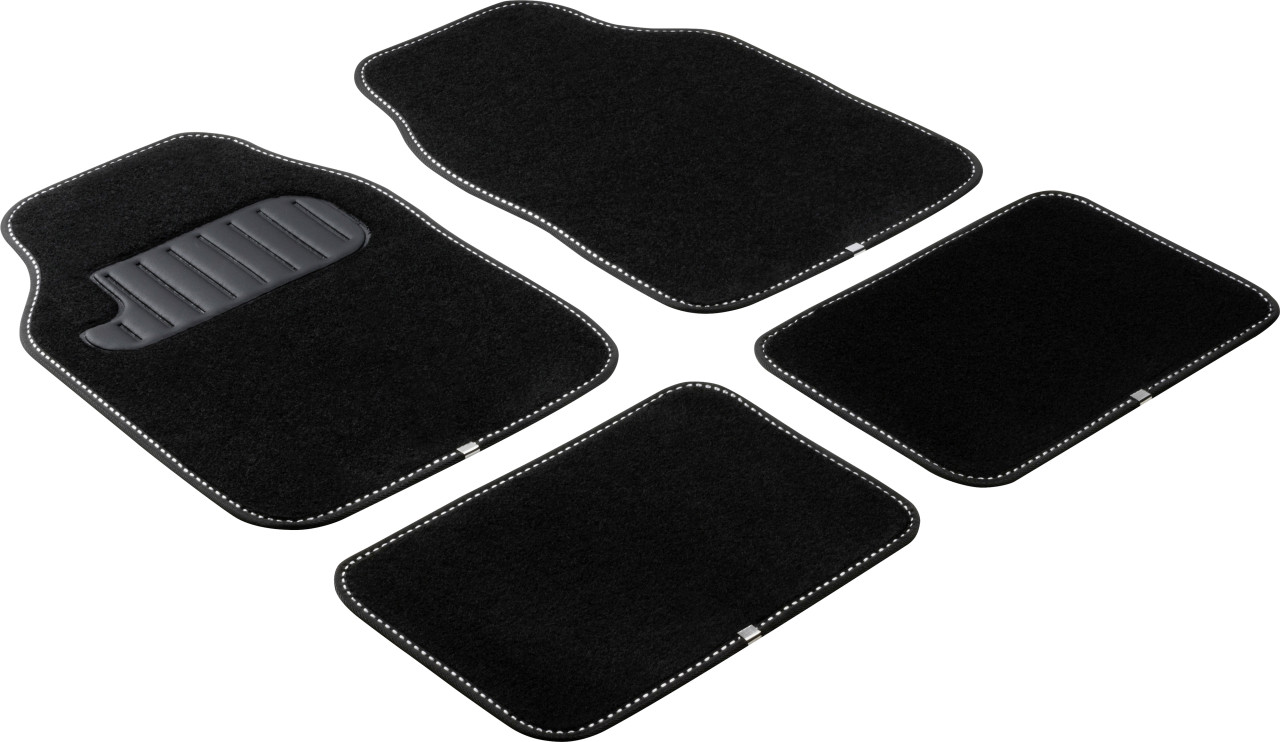 Walser Universal Fußmatten The Color Komplett-Set Textilband mit Zierstich weiß Walser Universal Fußmatten The Color Komplett-Set Textilband mit Zierstich weiß von Walser