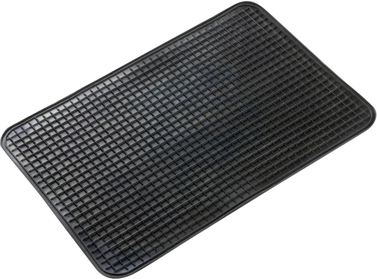 Walser Gummi Fußmatte universal Wabenmatte 50x33cm schwarz 1-teilig von Walser