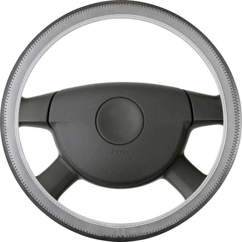 Walser Lenkradhülle Soft Grip Styler schwarz-grau 1-teilig von Walser
