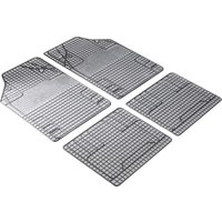Walser - Universal Fußmatten Gummi New Style Komplett-Set weiß Fußmattenset von Walser