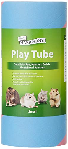 Walter Harrison's Tragbarer Spieltunnel für kleine Tiere, Versteck, für Ratten, Hamster, Rennmäuse, Mäuse, Zwerghamster – klein – 6,2 cm von Walter Harrisons