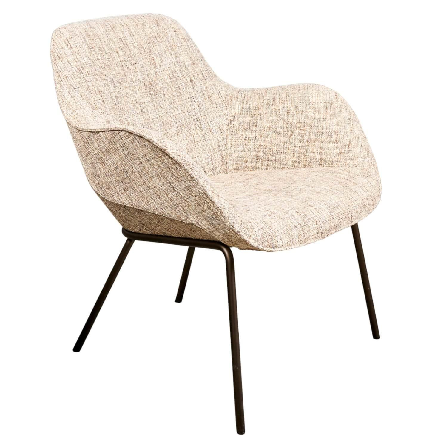 Armlehnsessel Sheru 355 Stoff 7870 Tourmaline Gestell Matt Pulverbeschichtet Bro... von Walter Knoll