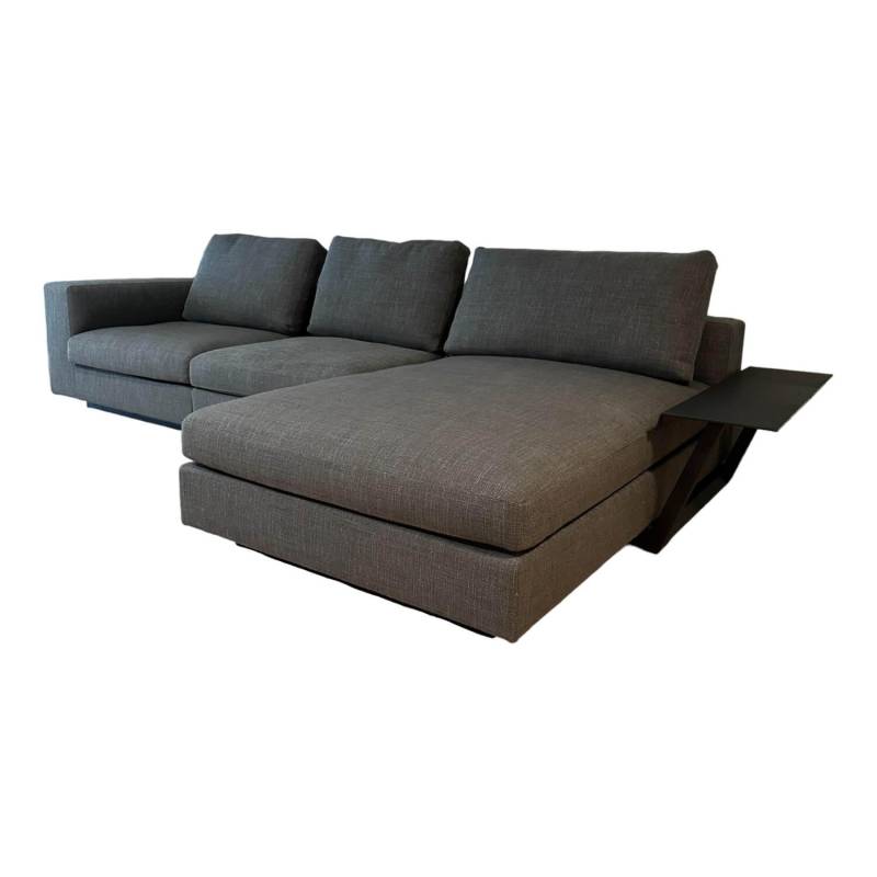 Ecksofa Living Landscape 755 Stoff Lucia 7680 Moonlight Grau Sockel Buche Schwar... Ecksofa Living Landscape 755 Stoff Lucia 7680 Moonlight Grau Sockel Buche Schwar... von Walter Knoll
