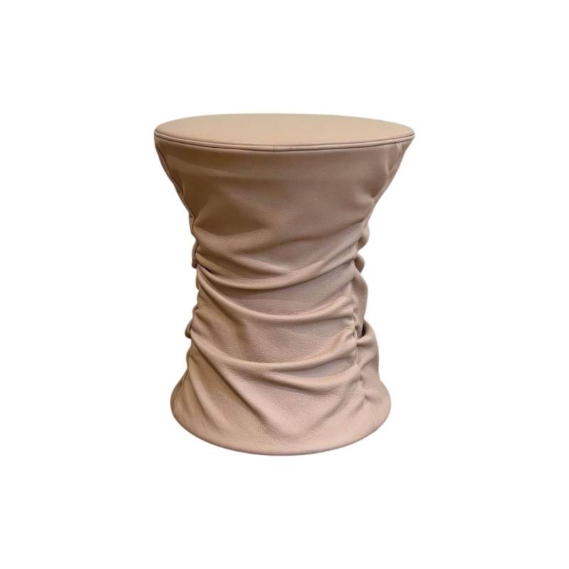 Hocker Bellows 222 H1 Leder Cashmere Wild Rose Rosa Gestell Holzkonstruktion Mit... von Walter Knoll