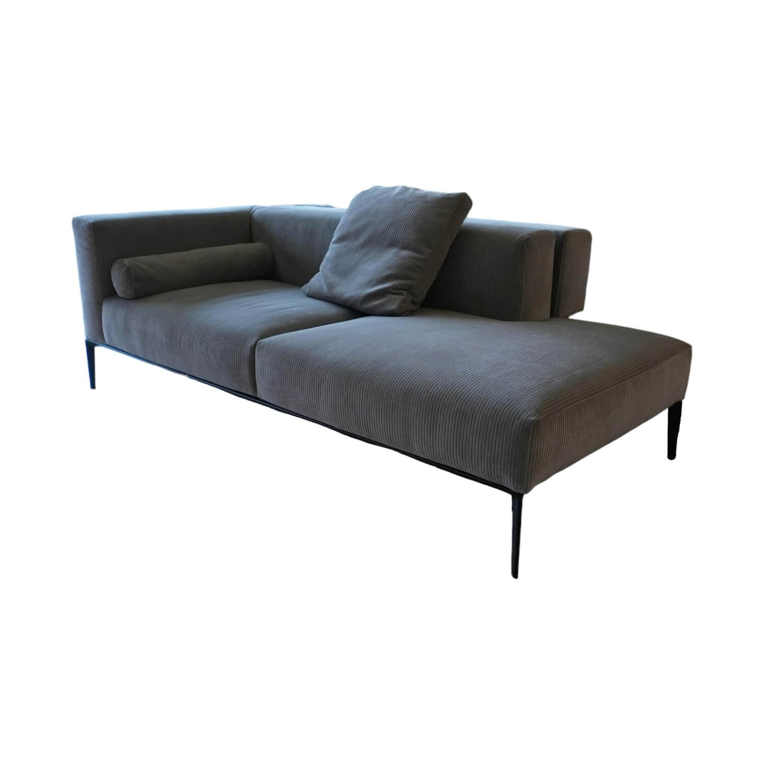 Recamiere Jaan Living 782 25 Links Bezug Stoff Phlox 243 Quarz Grau Gestell Alum... von Walter Knoll