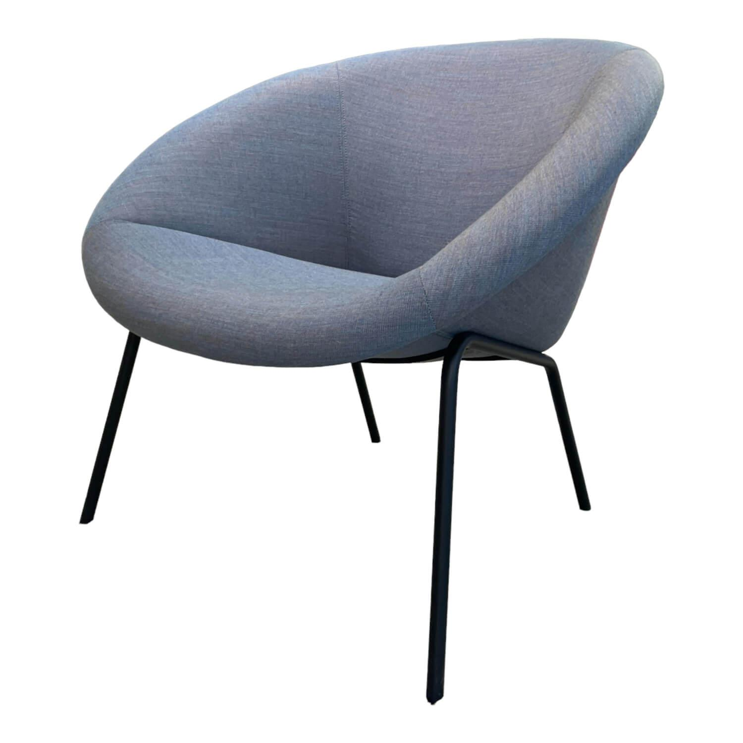 Sessel 369-10 Stoff 26 734 Grau von Walter Knoll