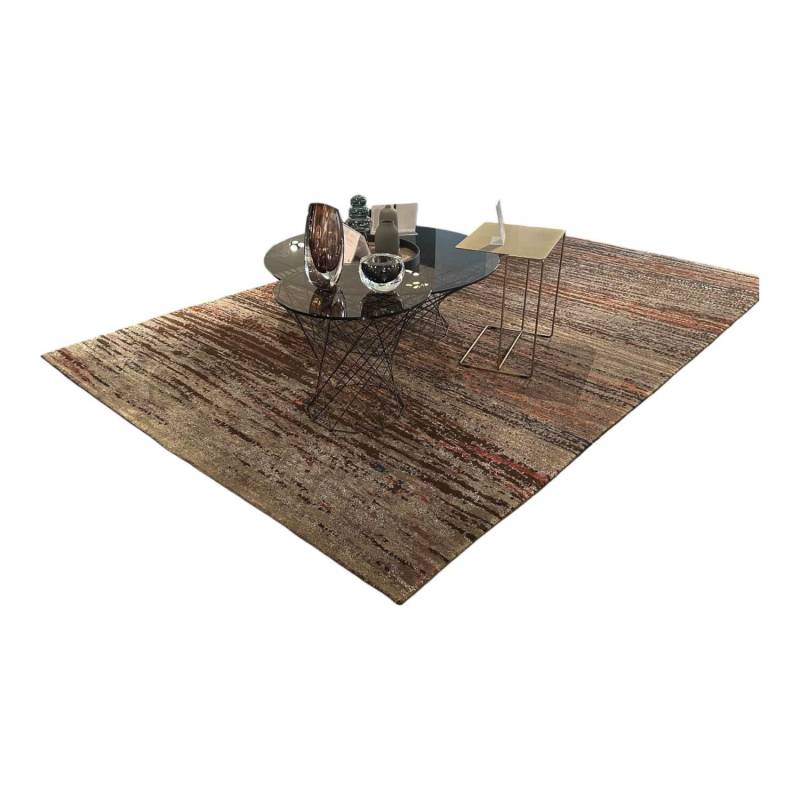 Teppich 200x300 Legends Of Carpets Kina Wolle Seide Brennnessel Rot Grau Braun 2... von Walter Knoll