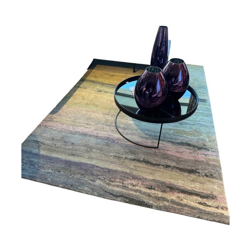 Teppich 200x300 Legends Of Carpets Yungiyungi Wolle Seide Brennnessel Rosa Grün ... von Walter Knoll