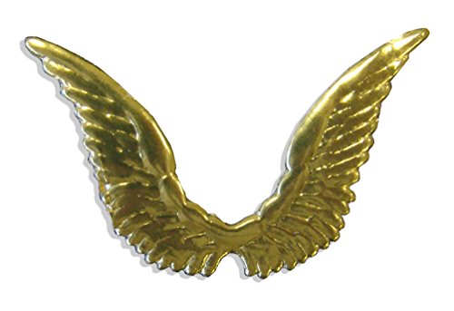 Engelsflügel, 7 x 4,5 cm, gold, 10 Stück auf Blatt, aus geprägtem Papier Engelsflügel, 7 x 4,5 cm, gold, 10 Stück auf Blatt, aus geprägtem Papier von Kunze