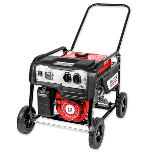 WALTER Stromerzeuger 2600 W, 230V, 4-Takt, 12l Tank, Laufzeit ca. 13,6h, Höchstleistung 2900 W, leistungsstark und vielseitig einsetzbar, Ortsunabhängig, leicht transportierbar, geringer Geräuschpegel WALTER Stromerzeuger 2600 W, 230V, 4-Takt, 12l Tank, Laufzeit ca. 13,6h, Höchstleistung 2900 W, leistungsstark und vielseitig einsetzbar, Ortsunabhängig, leicht transportierbar, geringer Geräuschpegel von WALTER