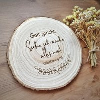 Baumscheibe Mit Jahreslosung 2026 | Bibelvers Wunschtext Siehe Ich Mache Alles Neu Christliche Deko Aus Holz Wanddeko Bibelspruch Baumscheibe Mit Jahreslosung 2026 | Bibelvers Wunschtext Siehe Ich Mache Alles Neu Christliche Deko Aus Holz Wanddeko Bibelspruch von WaltersARTikel