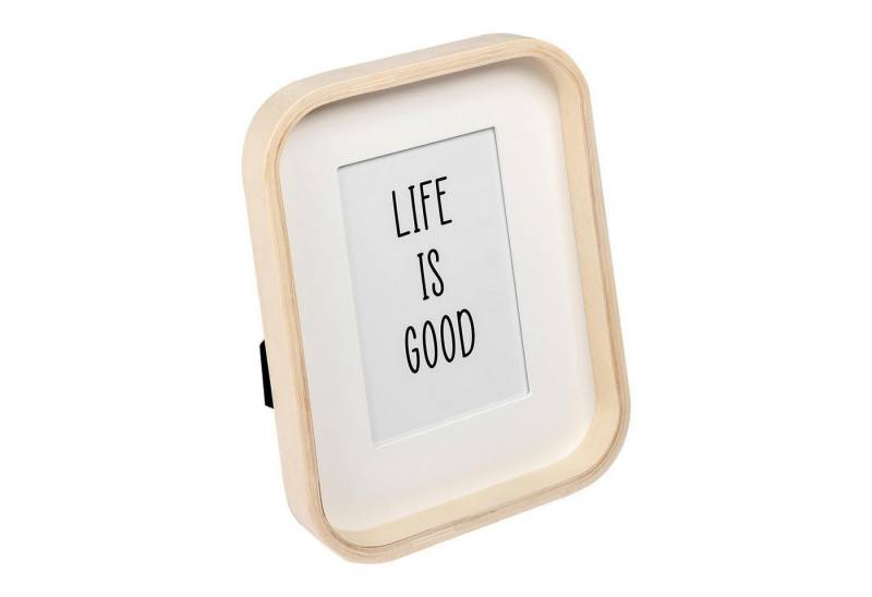 Walther Design Bilder-Collage Einzelbilderrahmen PORTRIL, Beige, B 18 cm, aus MDF mit Holzpassepartout und Glasfront Walther Design Bilder-Collage Einzelbilderrahmen PORTRIL, Beige, B 18 cm, aus MDF mit Holzpassepartout und Glasfront von Walther Design
