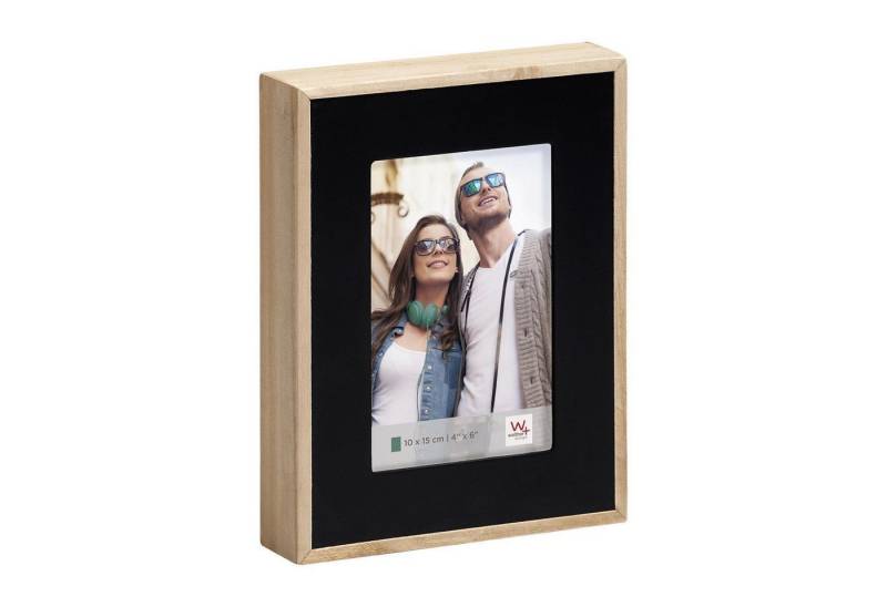 Walther Design Bilder-Collage Einzelbilderrahmen URBAN LIV, Beige, B 23 cm, (1 St), aus MDF mit Holzpassepartout und Glasfront von Walther Design