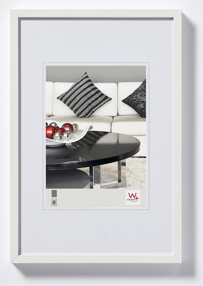 Walther Design Bilderrahmen Aluminiumrahmen Chair Groß- und quadratische Formate von Walther Design