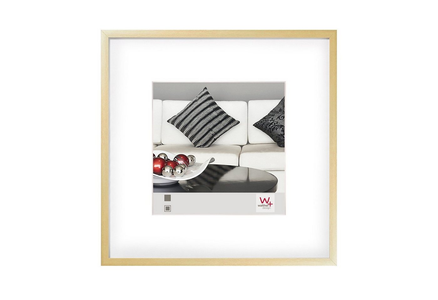 Walther Design Bilderrahmen Chair Alurahmen 020X020 GOLD von Walther Design