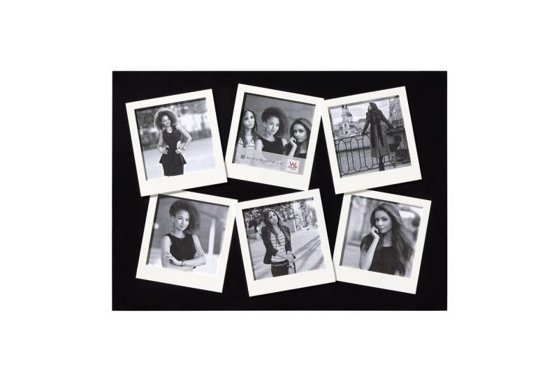 Walther Design Bilderrahmen Collage MOMENTS, Schwarz, 42 x 62 cm, für 4 Bilder von Walther Design