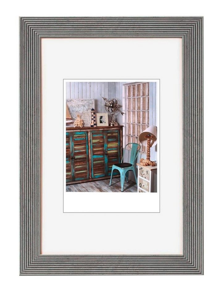 Walther Design Bilderrahmen GRADO, Holz, Silbergrau, 20 x 27 cm, 30 x 40 cm, (1 St) von Walther Design