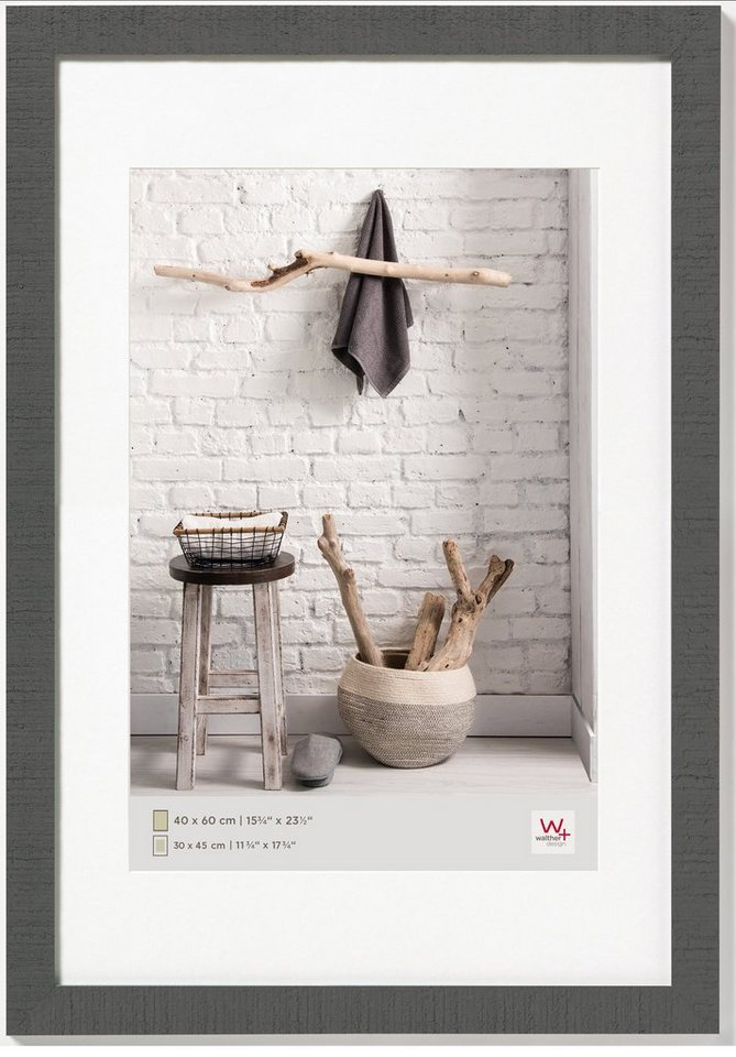 Walther Design Bilderrahmen Holzrahmen Home Großformate 4b Format 40x60 cm von Walther Design