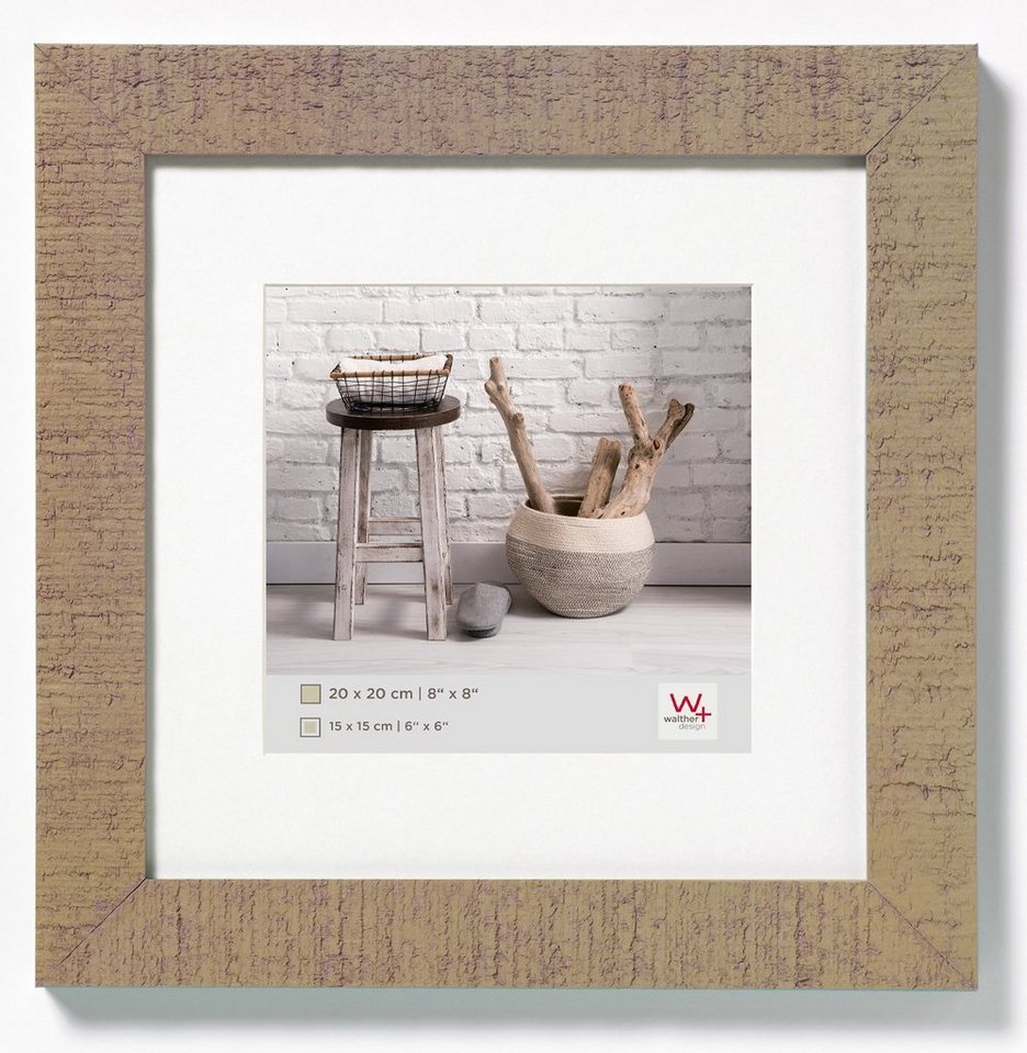 Walther Design Bilderrahmen Holzrahmen Home - quadratische Formate (20x20, 30x30 und 40x40 cm) von Walther Design